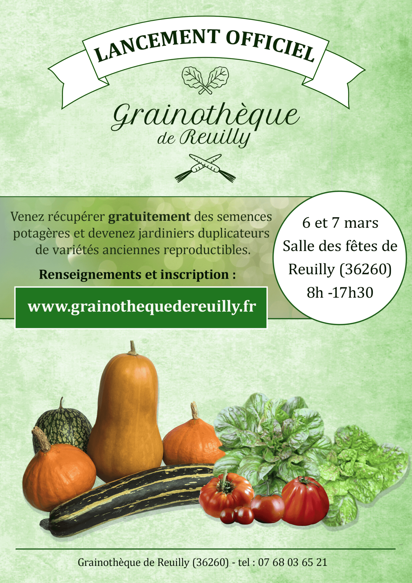 affiche-lancement de Grainotheque de Reuilly finale